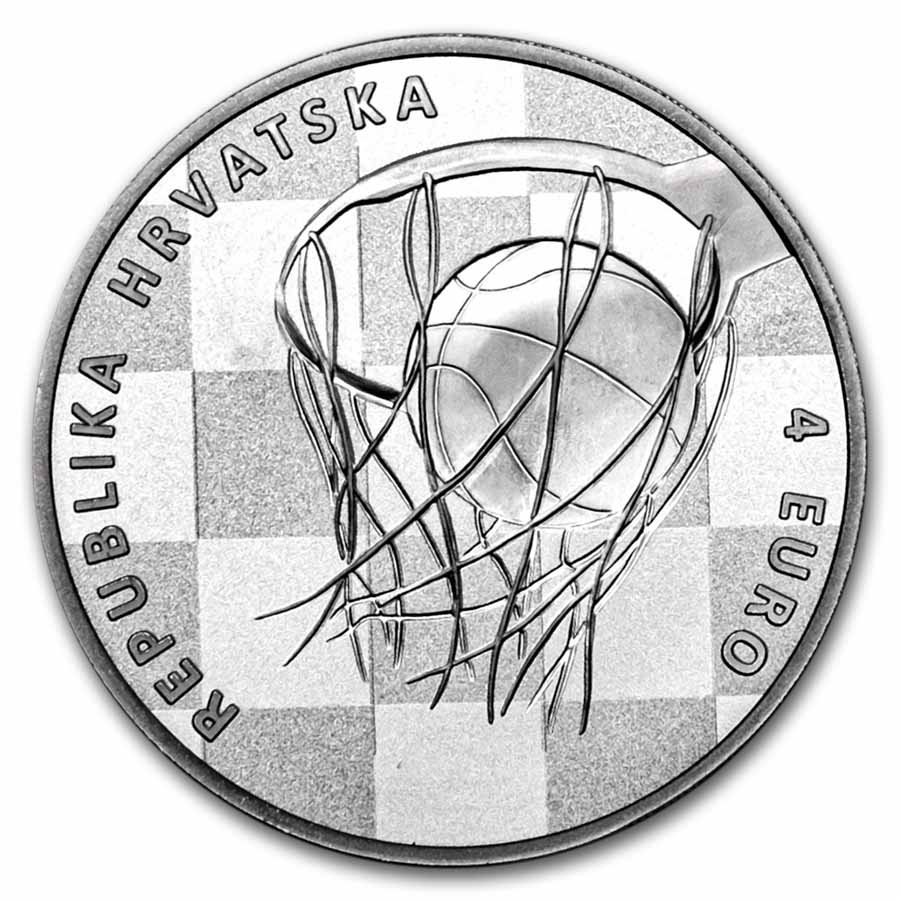 2024 Croatia 1 oz Silver Dražen Petrovic Proof (w/ Box & COA)