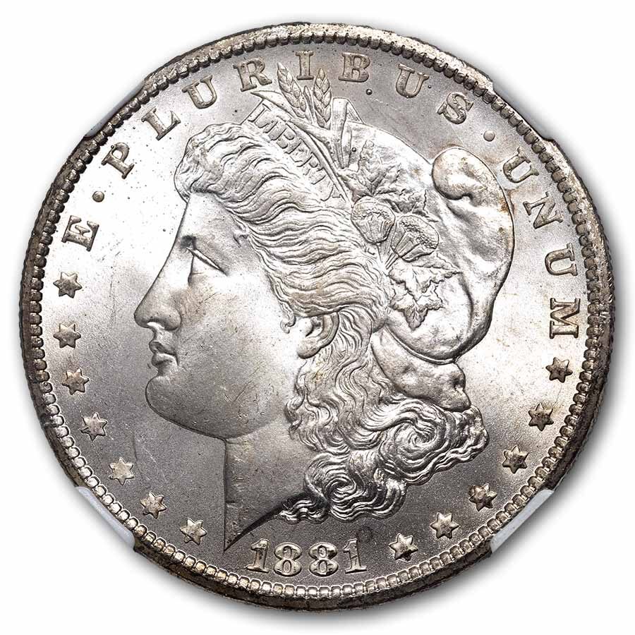 1881-CC Morgan Dollar MS-65 NGC