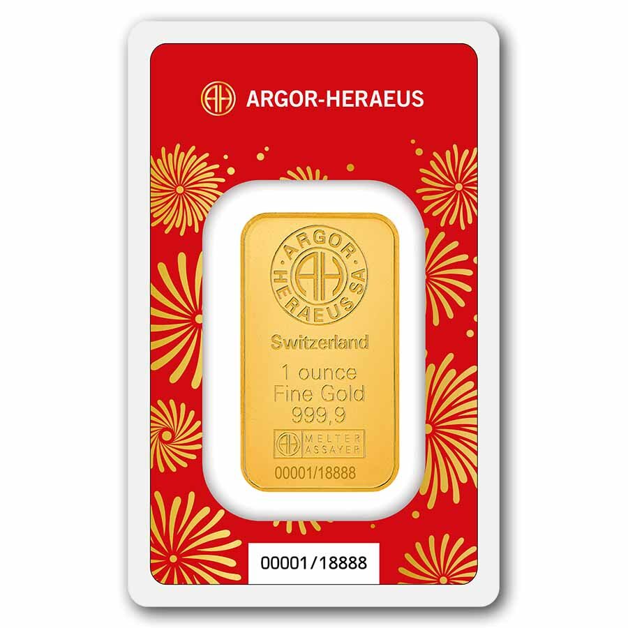 2026 1 oz Gold Bar - Argor-Heraeus Year of the Horse (In Assay)