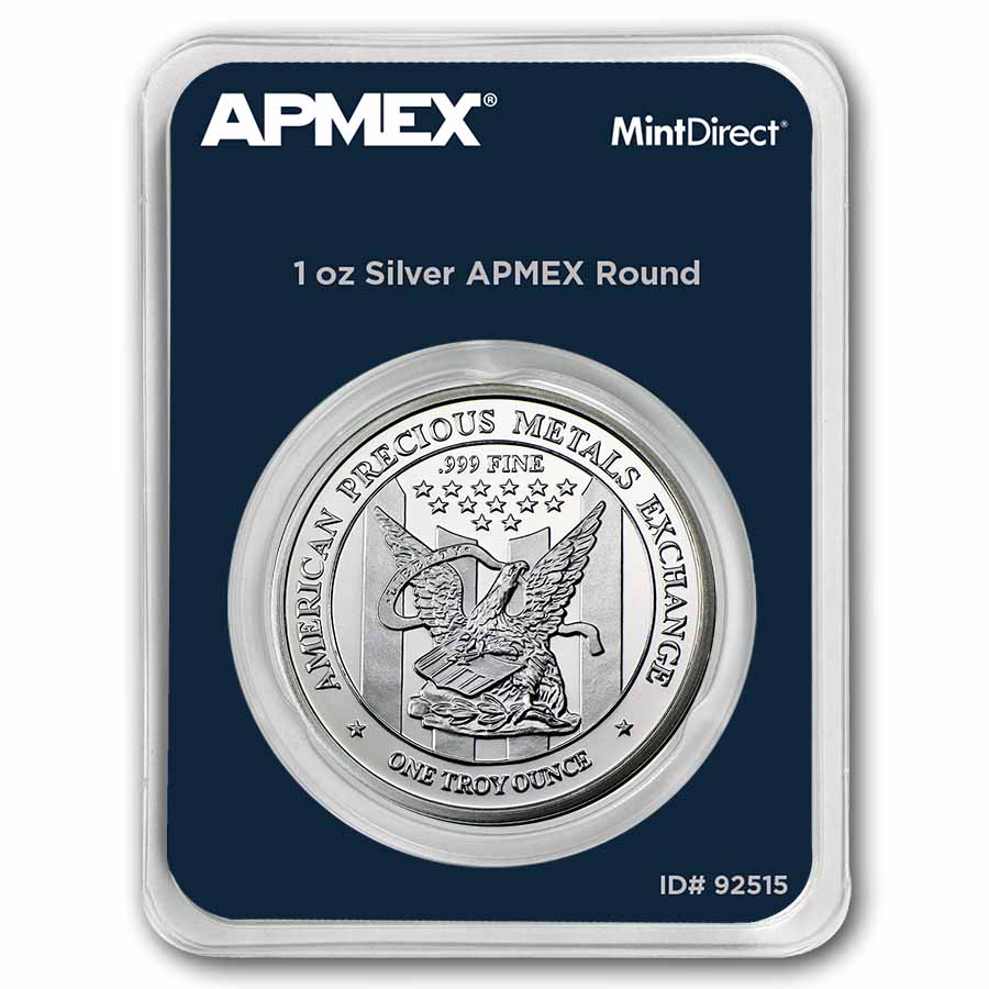 1 oz Silver Round - APMEX (TEP) 10-Count Box