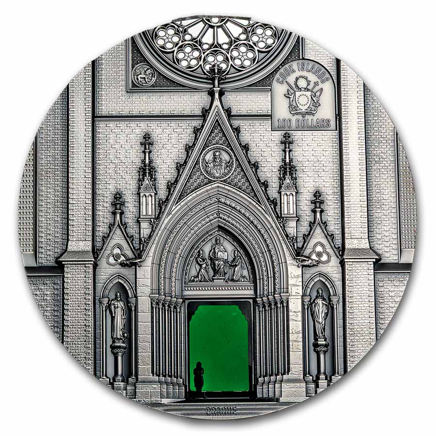 2026 Cook Islands 1 kilo Silver Tiffany Art: Milan & Prague