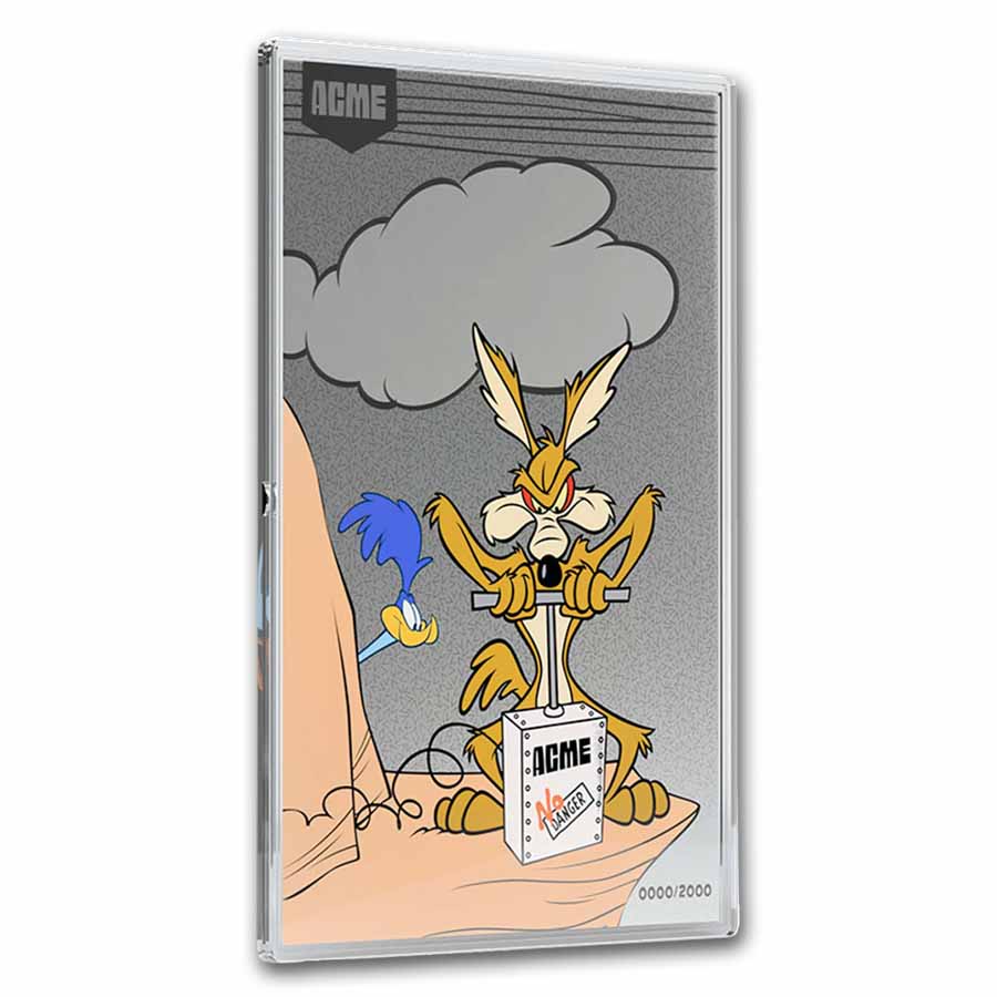2026 Niue 5 g Silver $2 Looney Tunes: Acme TNT Plunger Foil