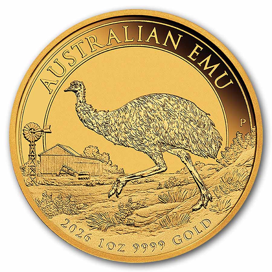 2026 Australia 1 oz Gold Emu BU