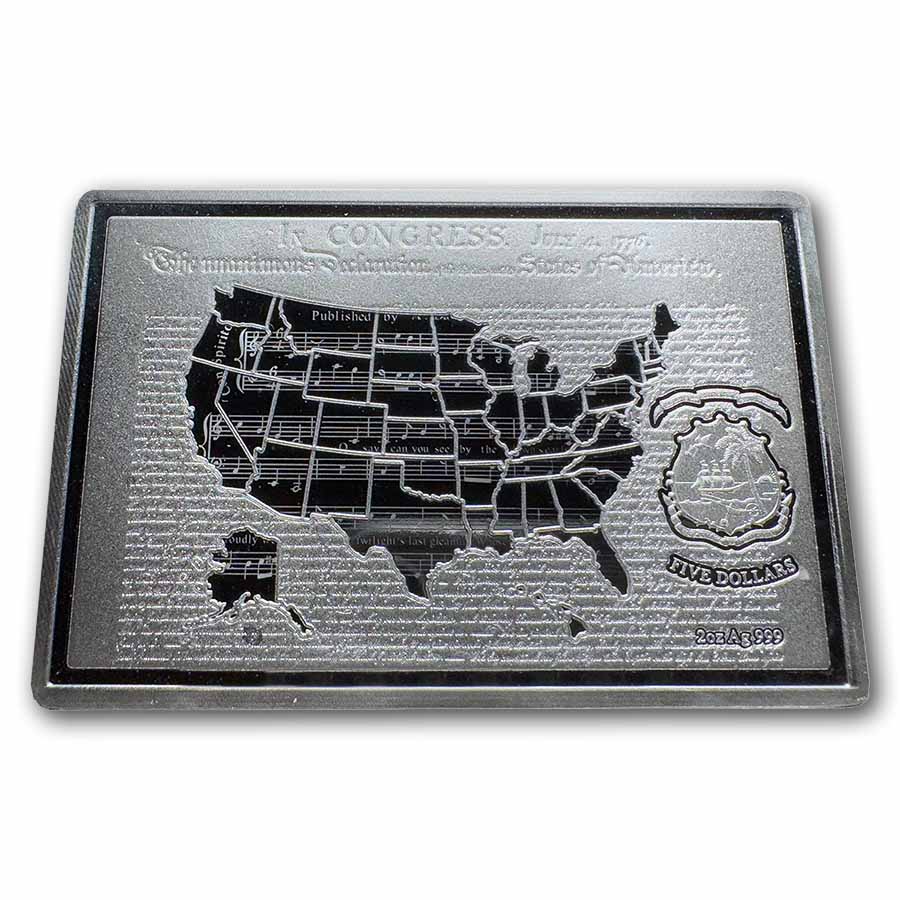 2026 Liberia Silver The Semiquincentennial of U.S. Independence