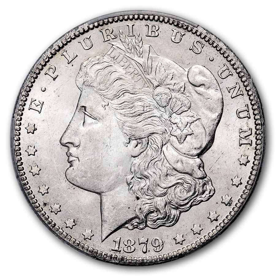 1879-CC Morgan Dollar MS-62+ CACG (Capped Die)