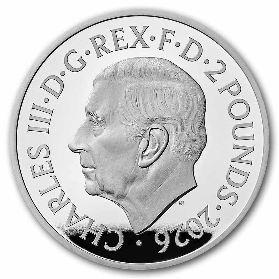 2026 GB Royal Tudor Beasts The Royal Dragon 1 oz Silver Prf