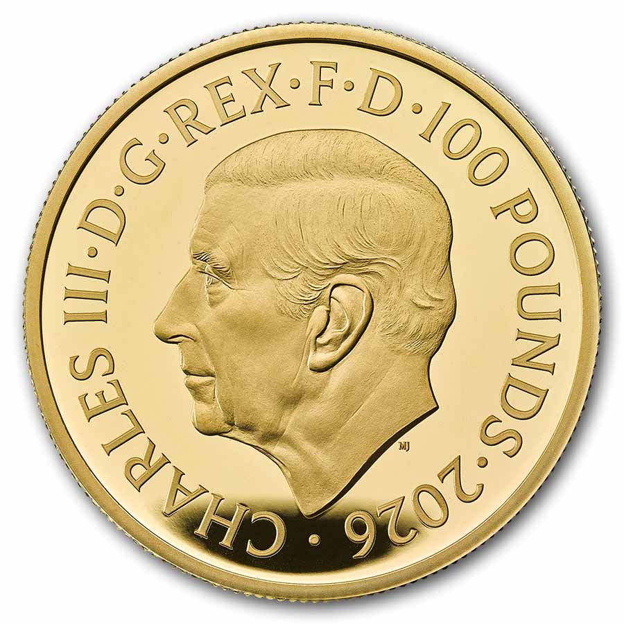 2026 GB Royal Tudor Beasts The Royal Dragon 1 oz Gold Proof
