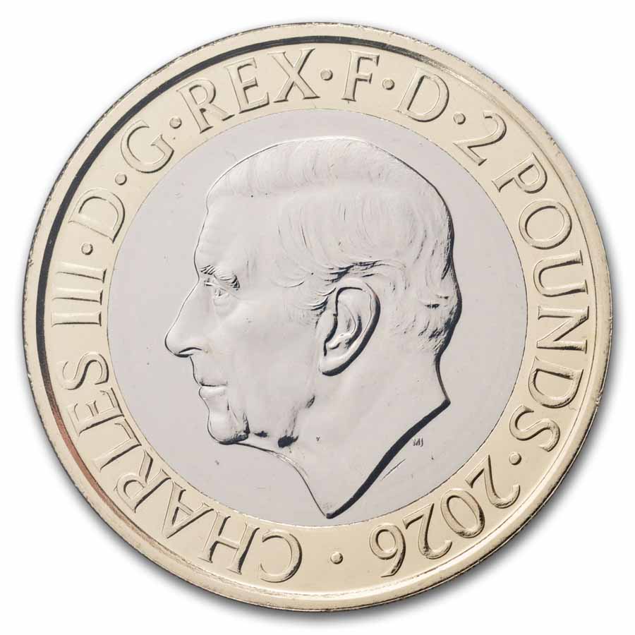2026 Great Britain HMS Beagle £2 BU Coin