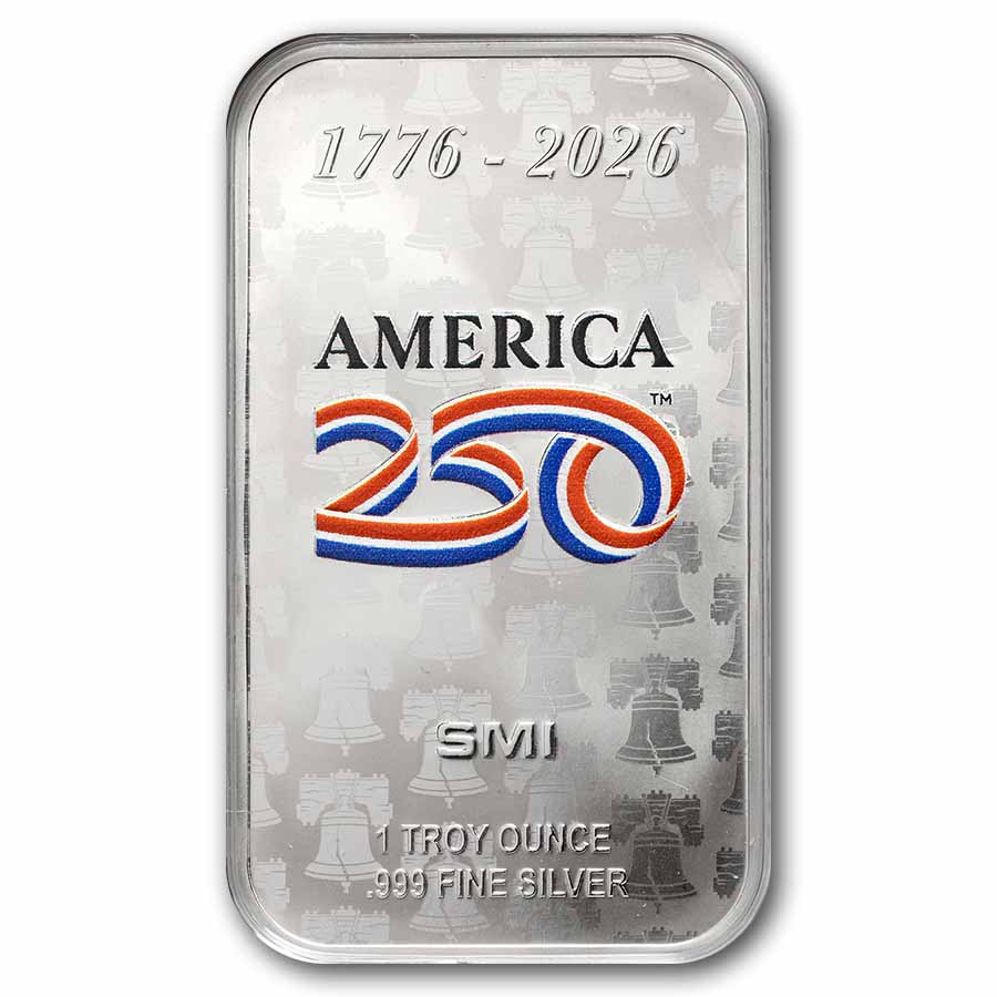 1 oz Silver Bar - America250™ Colorized (TEP)