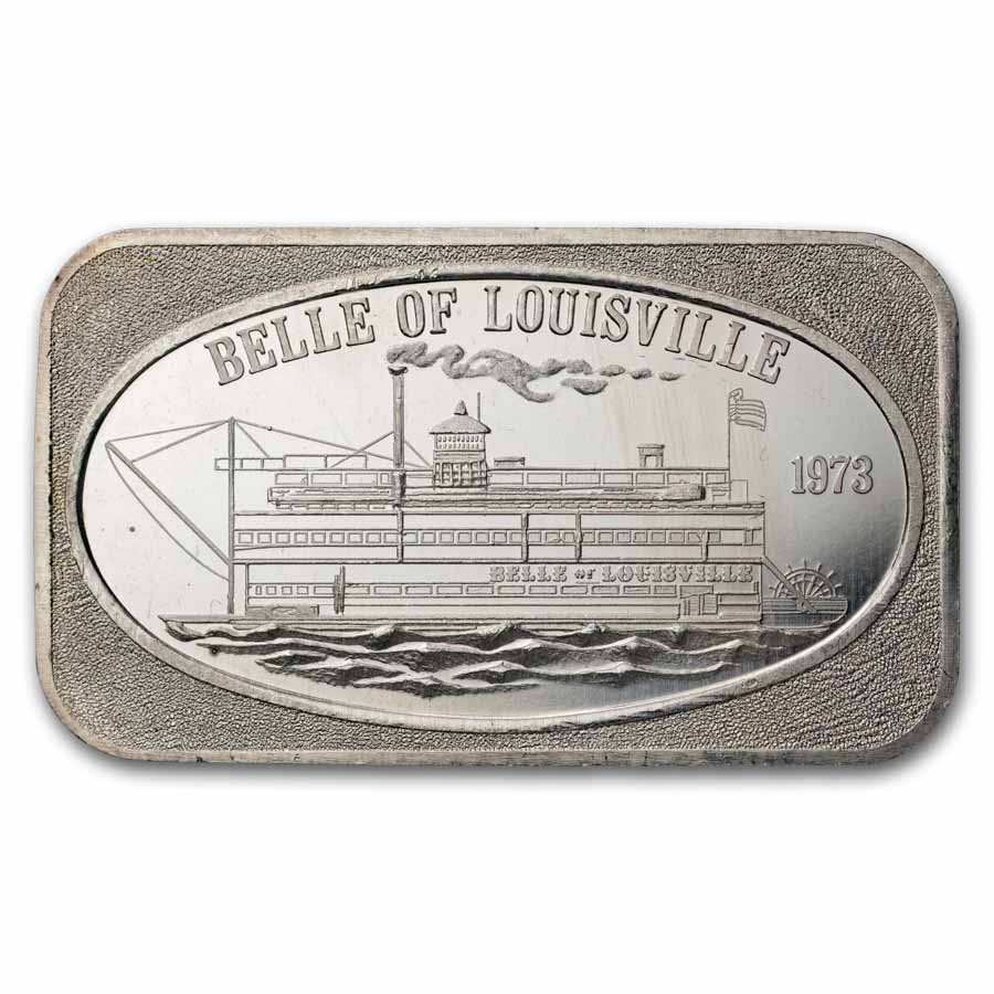 1 oz Silver Bar - Belle of Louisville (U.S. Silver Corporation)