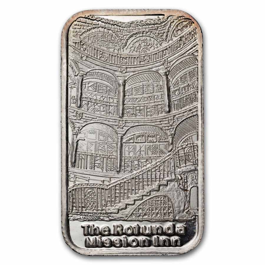 1 oz Silver Bar - The Rotunda Mission Inn (Golden State Mint)