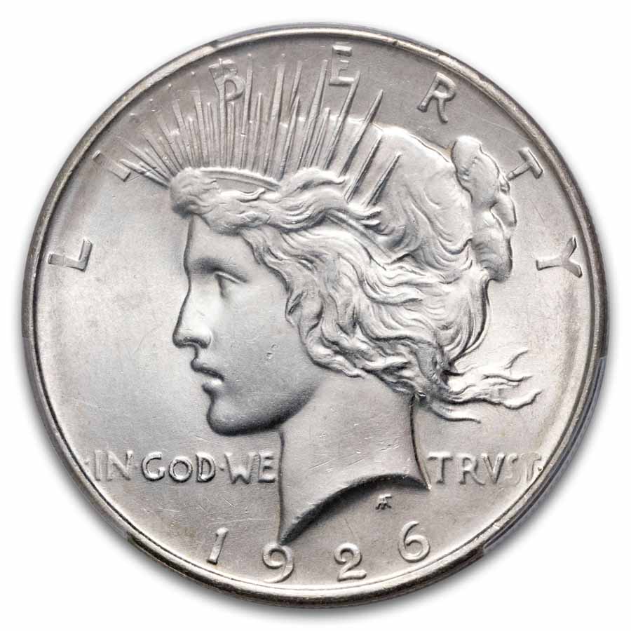 1926-D Peace Dollar MS-63 PCGS (Toned)