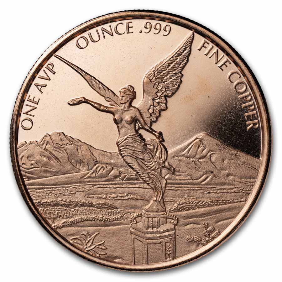 1 oz Copper Round - Libertad
