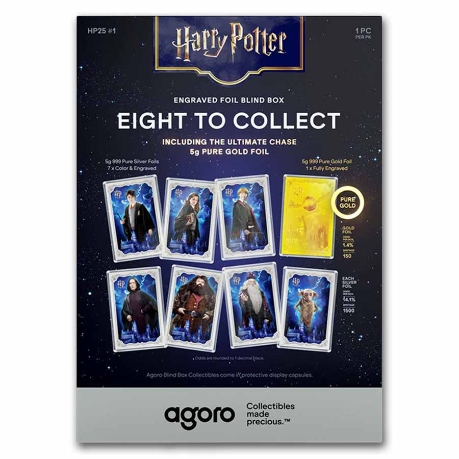 2026 Niue 5 g Harry Potter Blind Box: 25 Years of Magic