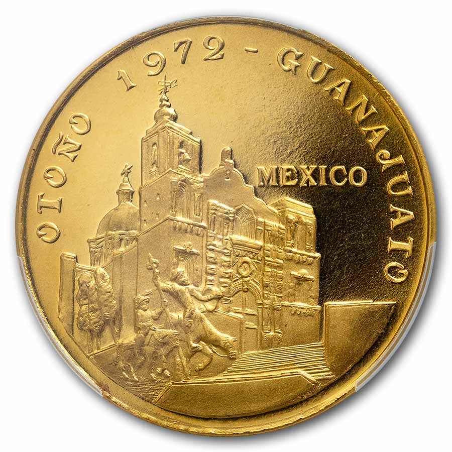 1972 Mo Mexico Gold Medal Cervantino Festival MS-65 PCGS