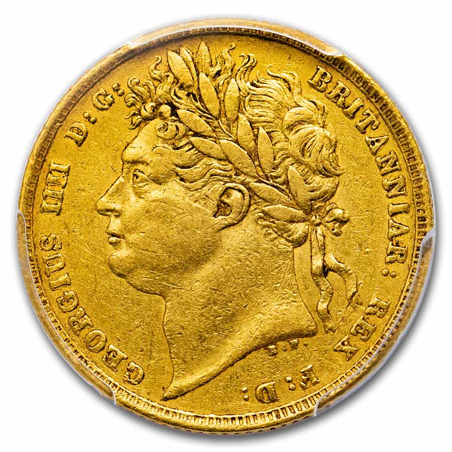 1822 Great Britain Gold Sovereign George IV XF-45 PCGS