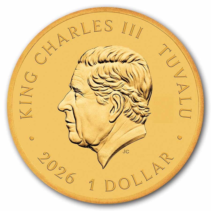 2026 Tuvalu Stranger Things Colorized Collector Coin (In Card)