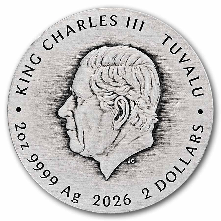 2026 AUS 2 oz Silver Color Dune Scourge of the Desert Sea Antique