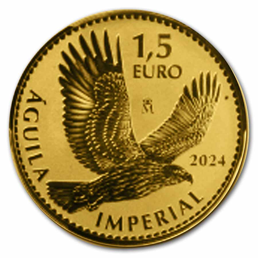 2024 Spain 1 oz Gold Reverse Proof Eagle Doubloon PR-70 PCGS