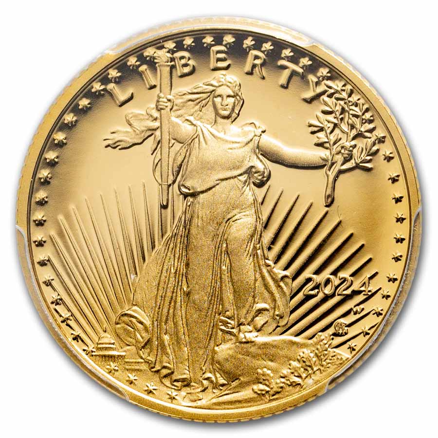 2024-W 1/4 oz Proof Gold Eagle PR-70 PCGS (First Day of Issue)