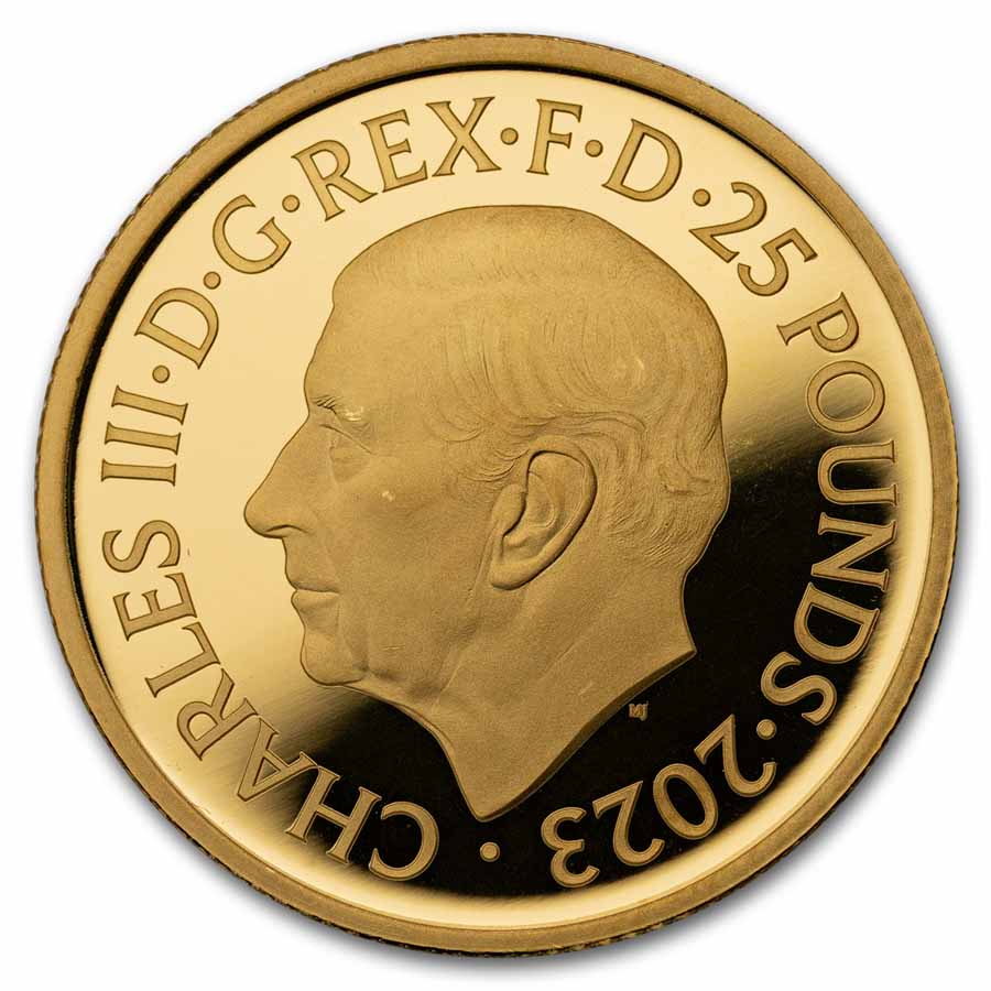 2023 Great Britain 1/4 oz Gold Myths & Legends: Merlin Proof