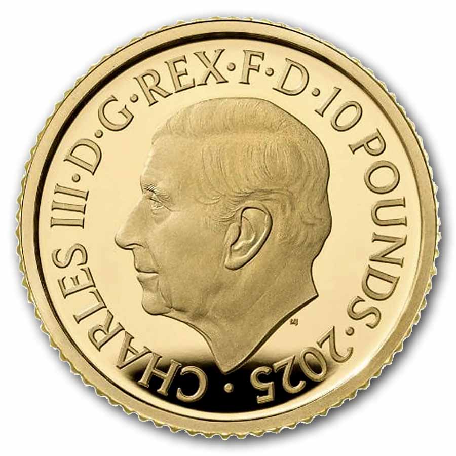 2025 GB 1/10 oz Gold Britannia & Liberty Proof (Damaged)