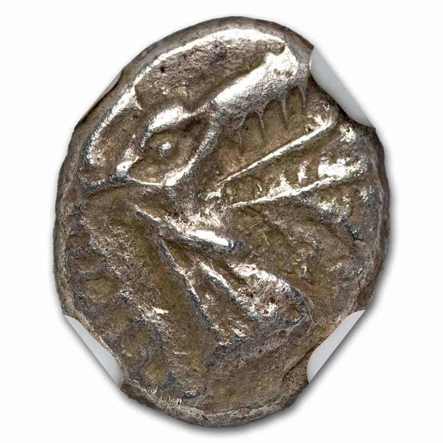 Caria, Halicarnassus AR Hecte (510-480 BC) VF NGC