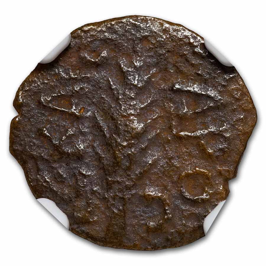 Governors of Judaea AE Prutah Porcius Festus (59-62 AD) Ch F NGC
