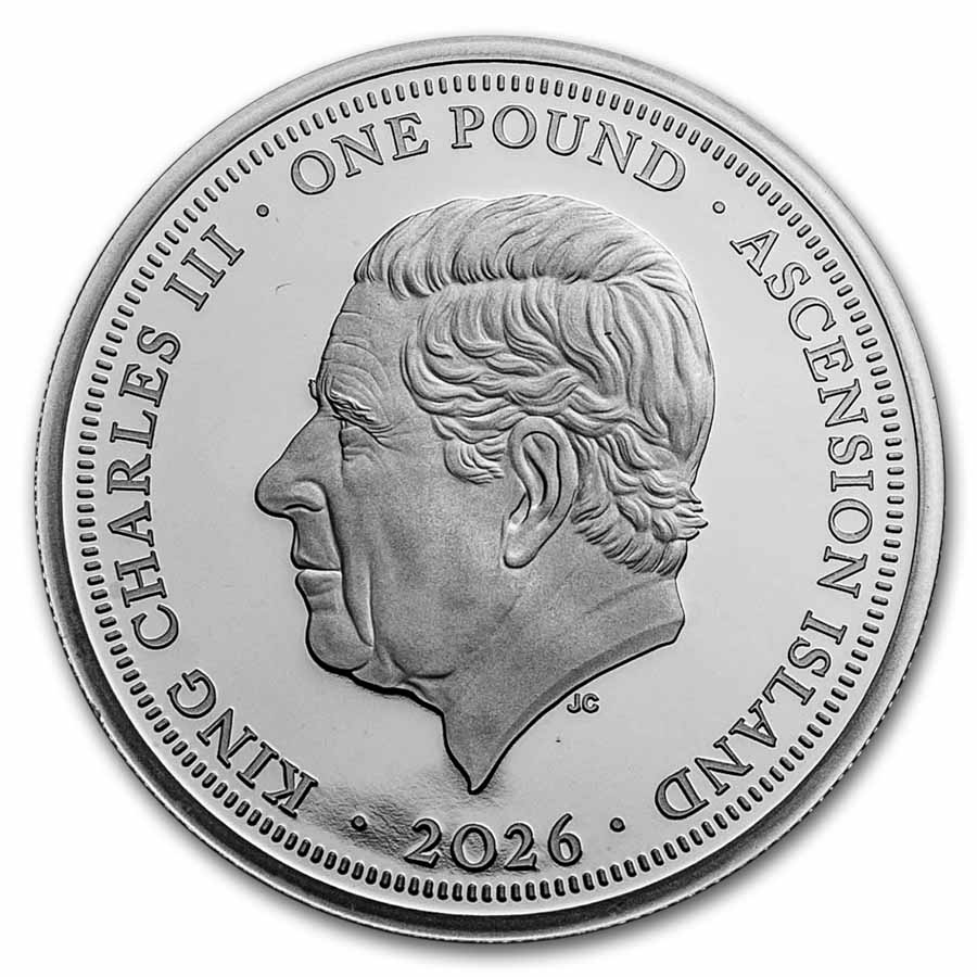 2026 Ascension Island 1 oz Silver Astrolabe Proof (w/ Box & COA)
