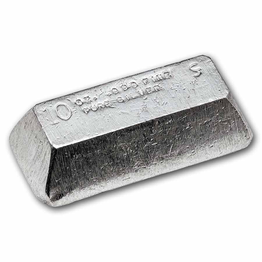 10 oz Silver Bar - Vintage Circle City (C&S)