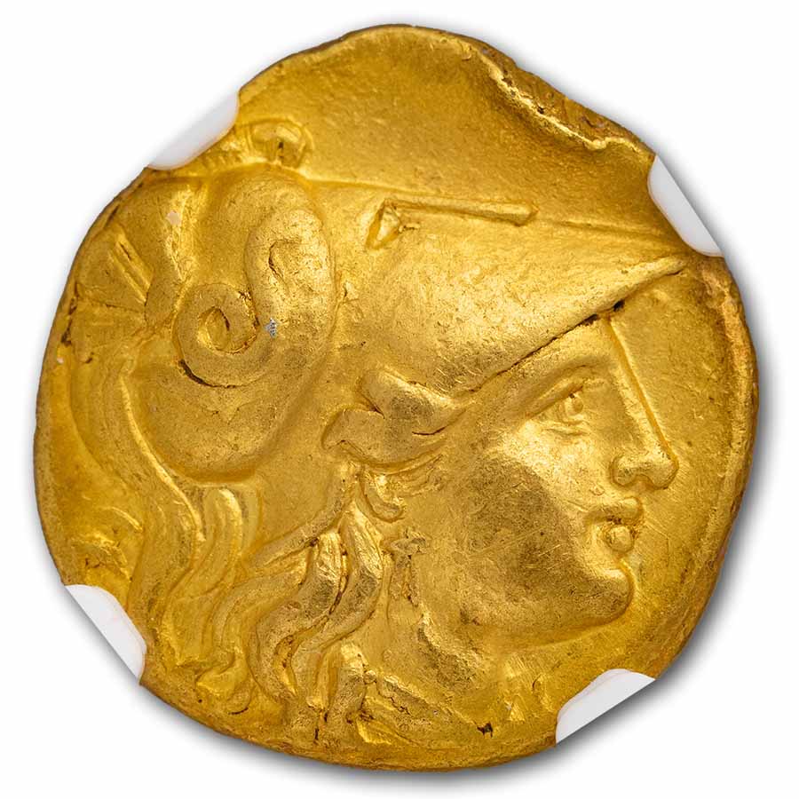 Macedonia Gold Stater of Alexander III (336-323 BC) Ch VF NGC 5/2