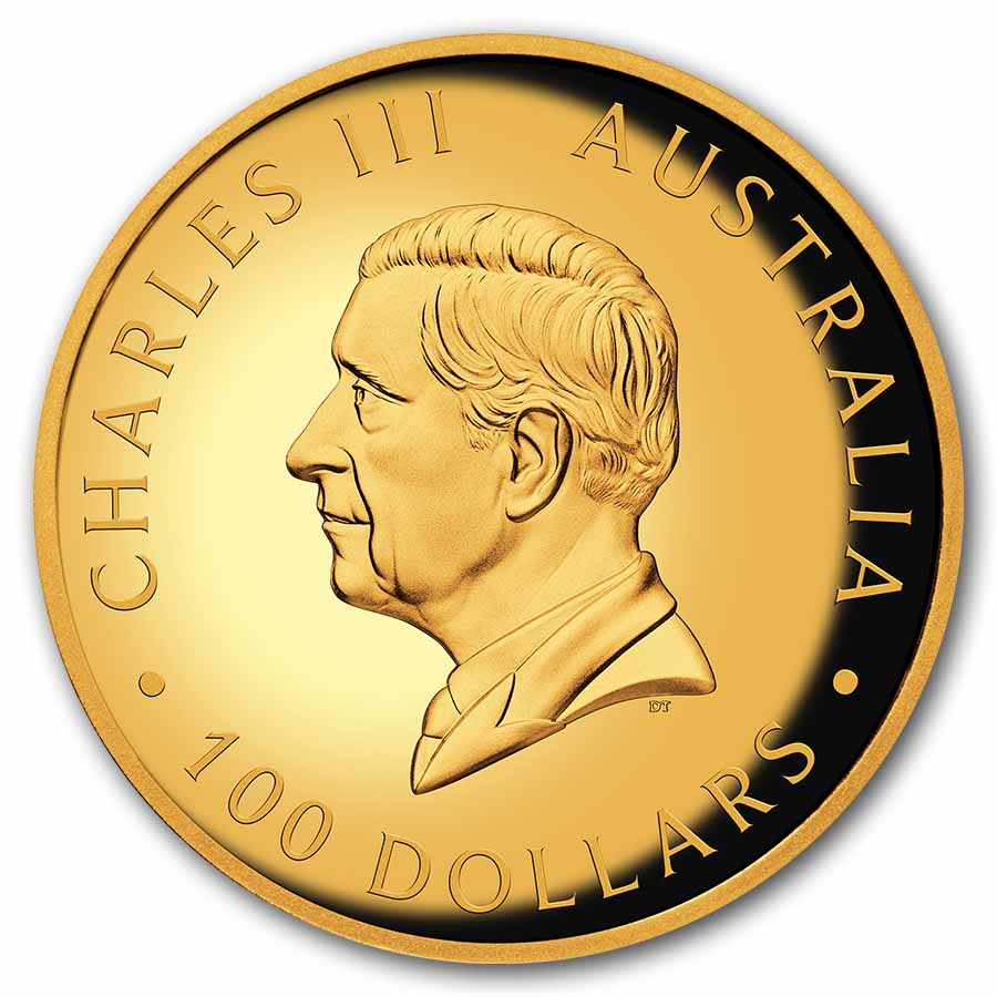 2026 AUS 1 oz Gold 10th Anniversary Swan Proof (HR, w/Box & COA)