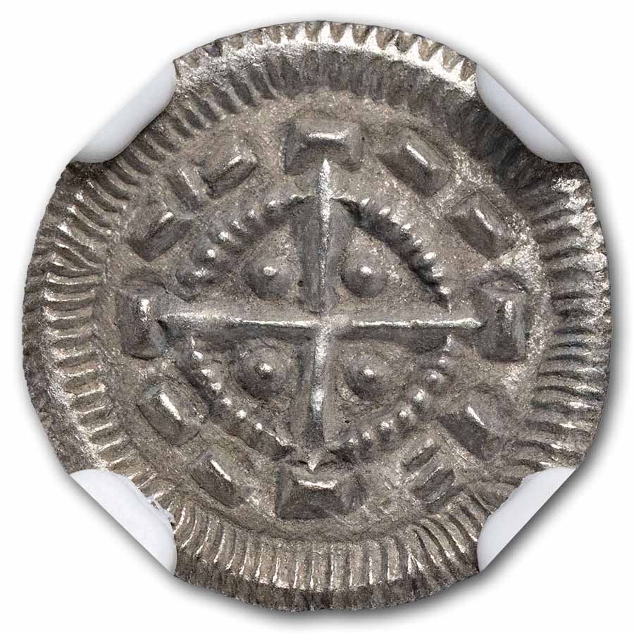 Kingdom of Hungary Silver Denar Bela II (1131-41 AD) NGC