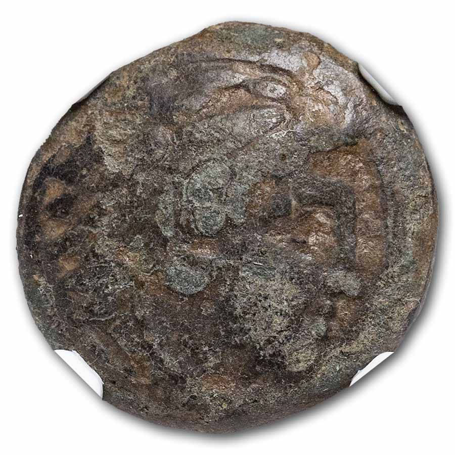 Kingdom of Macedon Alexander III Bronze Unit (336-323 BC) NGC