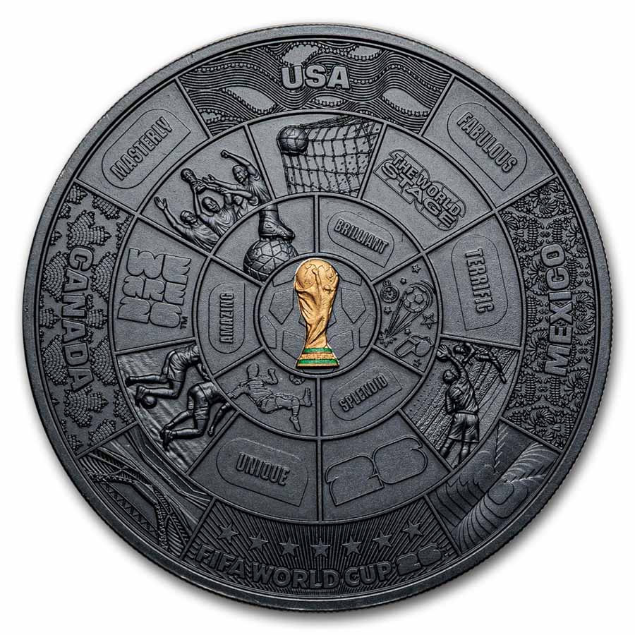 2026 Samoa 2 oz Silver FIFA World Cup™ Maze (w/ Box & COA)