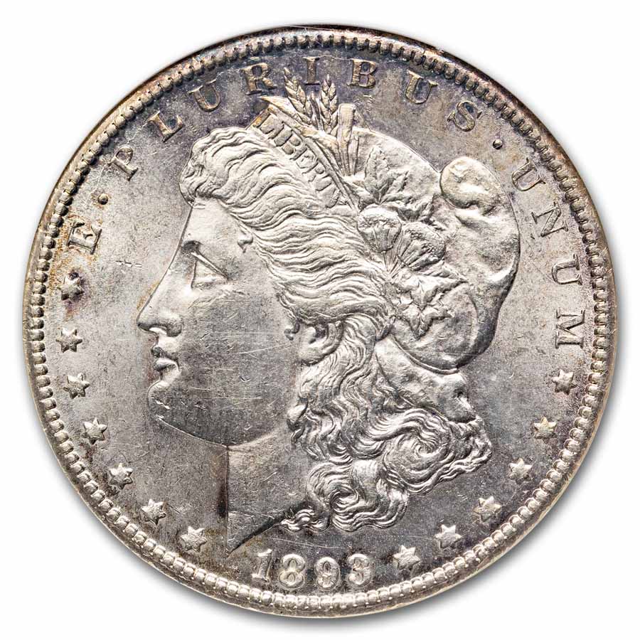 1893-CC Morgan Dollar MS-60 ANACS