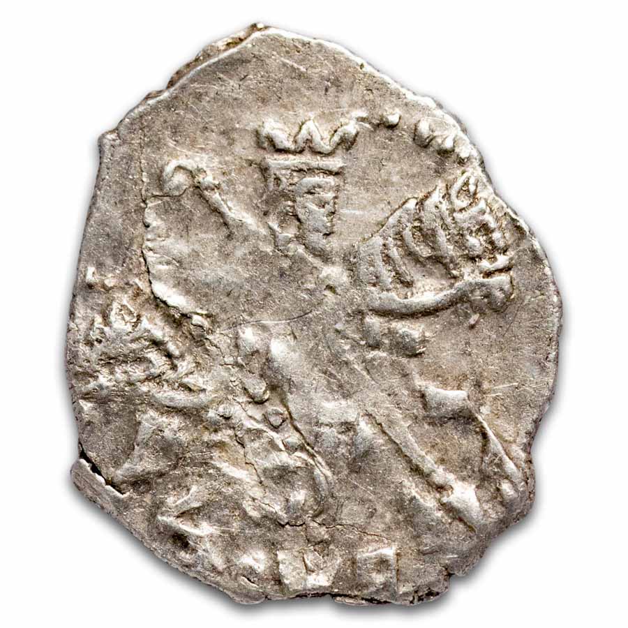 Russian Empire Silver Kopek Peter the Great AU-58 NGC (Random)