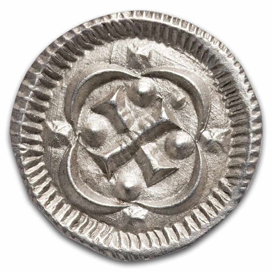 Kingdom of Hungary Silver Denar Stephen II (1116-31 AD) MS-62 NGC