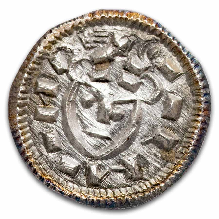 Kingdom of Hungary Silver Denar Bela II (1131-41 AD) MS-61 NGC