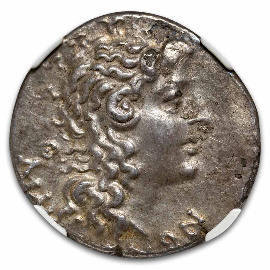 Roman Macedon Silver Tetradrachm Aesilla (95-65 BC) XF NGC (4/3)