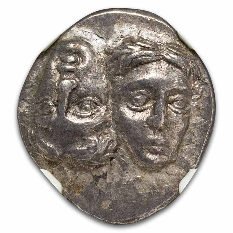 Moesia, Istrus Silver Stater (4th century BC) AU NGC (4/2)