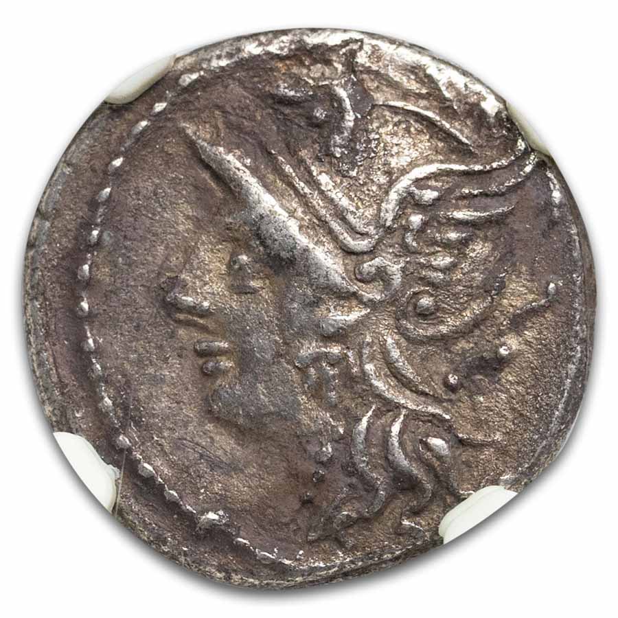 Roman Republic AR Denarius C Caldus (104 BC) Ch VF NGC (Cr-318/1)