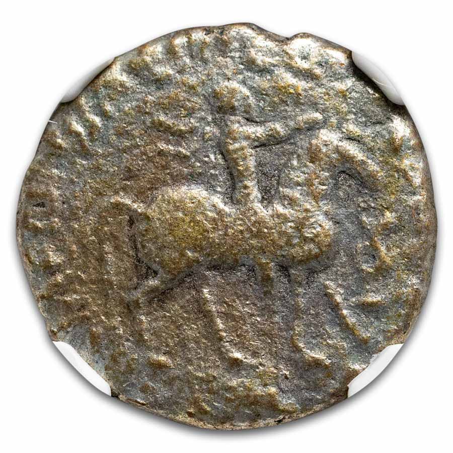 Indo-Parthians AR Tetradrachm Gondophares (After 40 BC) VG NGC