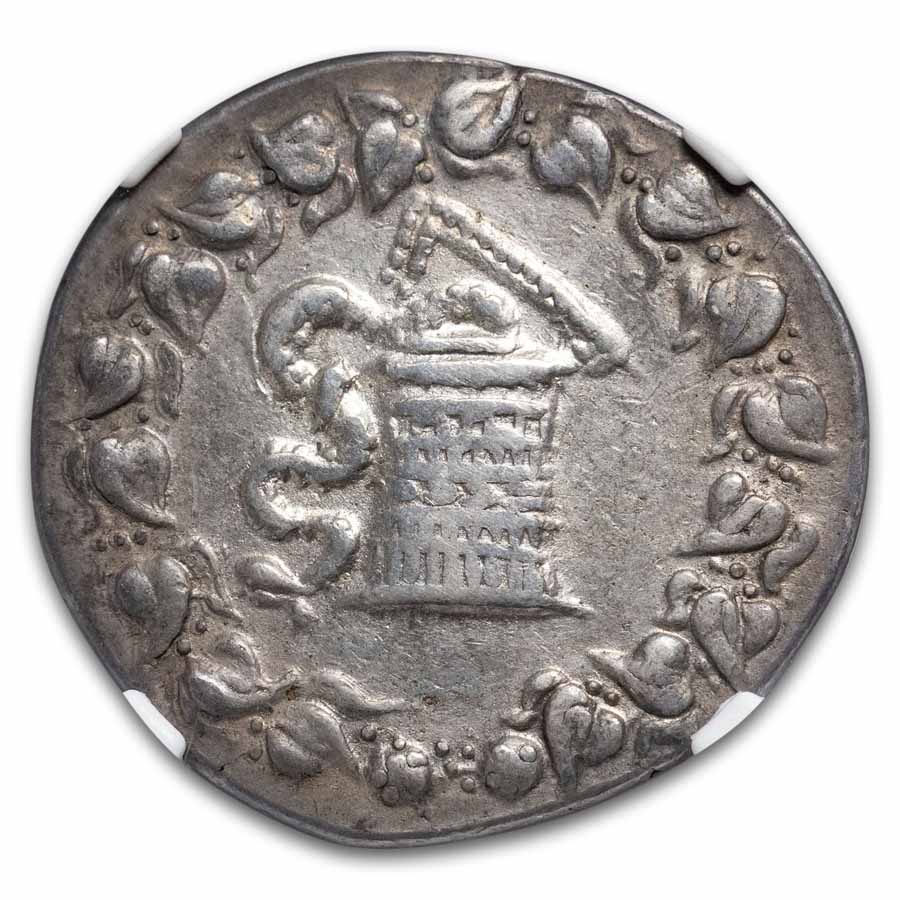 Lydia, Tralles Silver Cistophorus (166-128 BC) Ch VF NGC