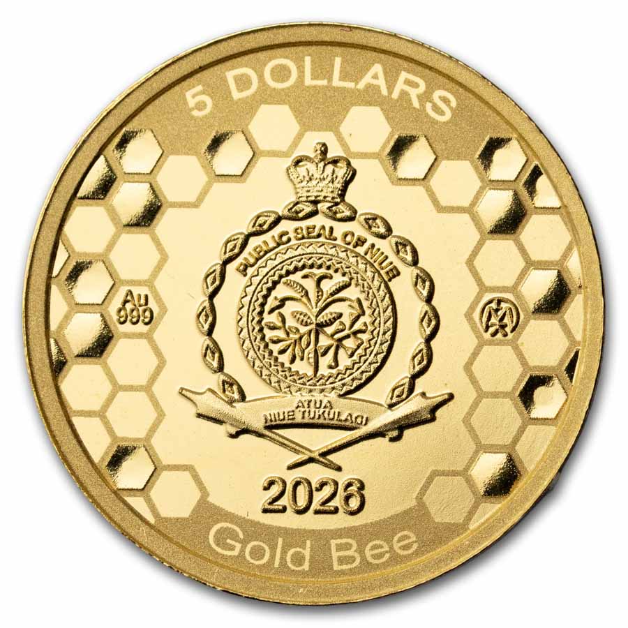 2026 Niue Gold Gold Bee Proof (with Box & COA)