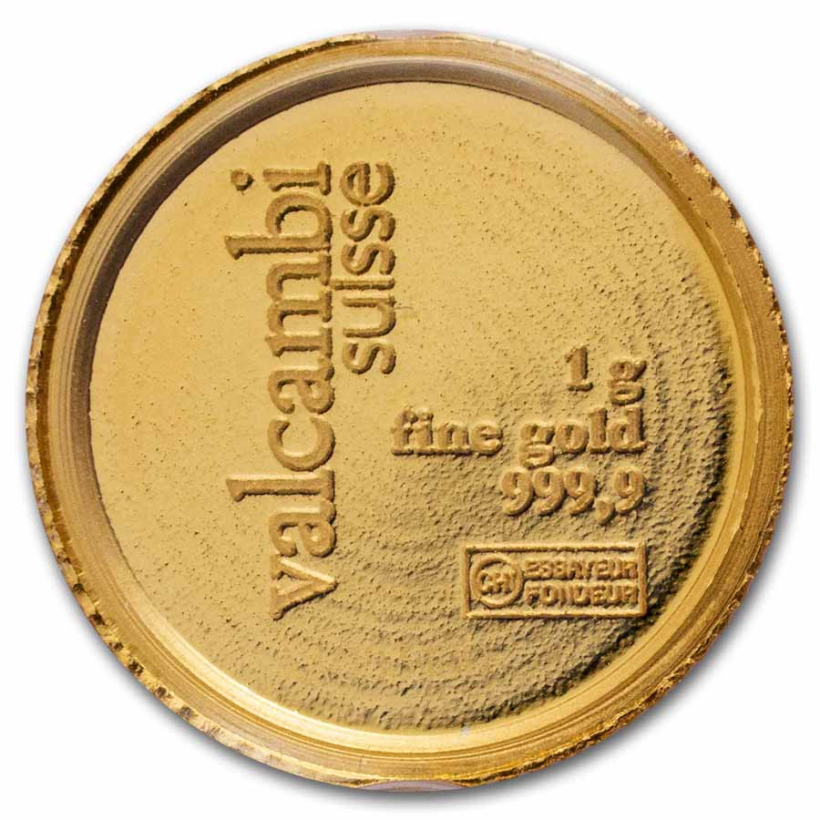 1 gram Gold Round - Valcambi (In Assay)