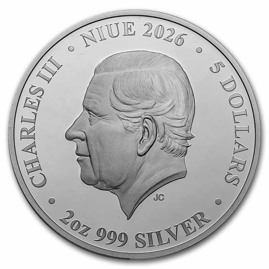 2026 Niue 2 oz Silver Proof Nature's Window: Majestic Owl