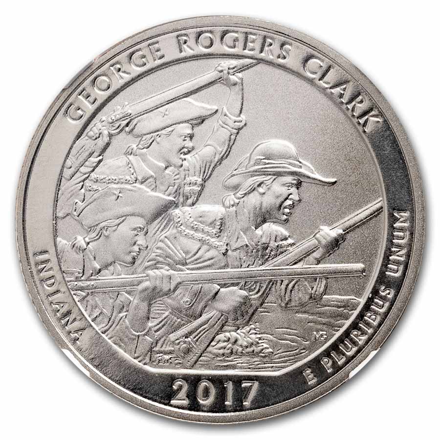 2017-S ATB George Rogers Clark BU (Enhanced Finish) SP-70 NGC