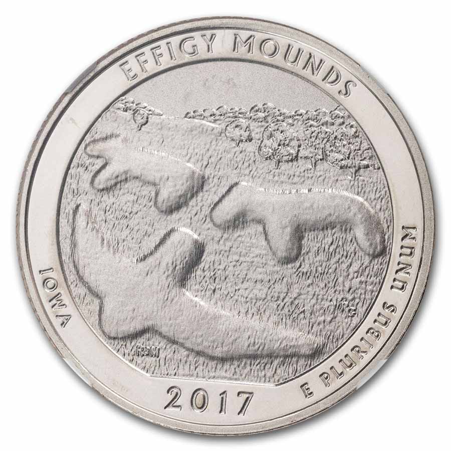 2017-S ATB Effigy Mounds Monument BU (Enhanced Finish) SP-70 NGC