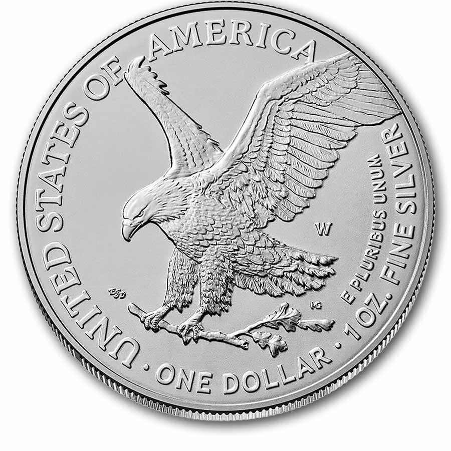2026-W Burnished American Silver Eagle (OGP, Enhanced, Dual Date)